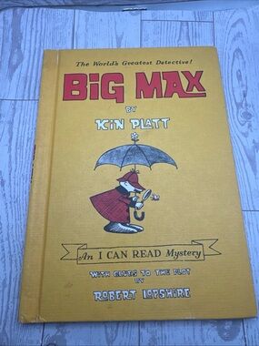 Big Max First Edition 1965 Vintage Book By Kin Platt Very Good